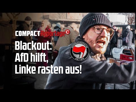 Blackout: AfD helps, leftists go berserk!