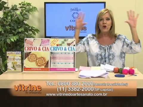 Toalha de Lavabo com Leila Jacob e Flores Campestres com Luis Moreira | Vitrine do artesanato na TV