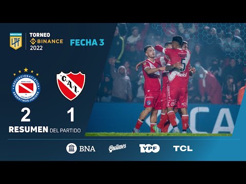 #TorneoBinance | Fecha 3 | resumen de Argentinos - Independiente