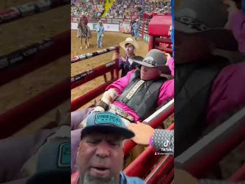 The Unpredictable World of Bareback Riding: My Reaction #rodeo #upload #broncriding #reaction 🤠🐴🔥