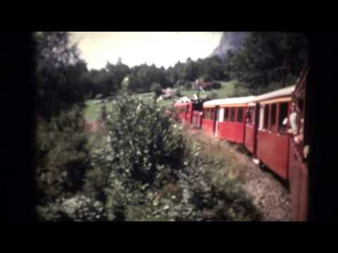 Montée à Zermatt avec une MGB (BVZ) HGe 4/4 I Série 11-15  (1970)