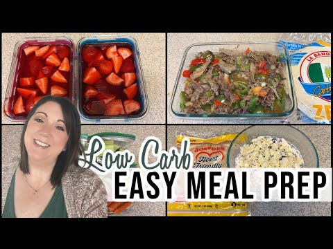 EASY 30 MINUTE MEAL PREP! Simple Low Carb Recipes for Weight Loss