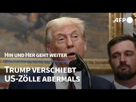 Trump verschiebt Inkrafttreten höherer US-Zölle um eine Woche | AFP