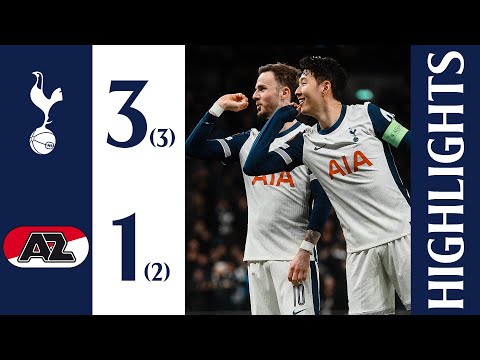 Tottenham Hotspur 3-1 AZ Alkmaar | Europa League Highlights | Spurs through to quarter-finals!