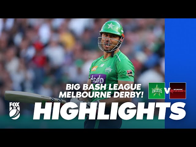 Melbourne Stars vs. Melbourne Renegades | Full Match Highlights | Fox Cricket