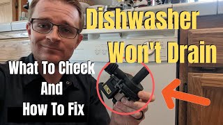 How to Replace a Dishwasher Drain Pump
