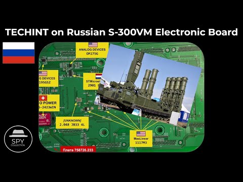 TECHINT on a Russian S-300VM Missile Electronic Board