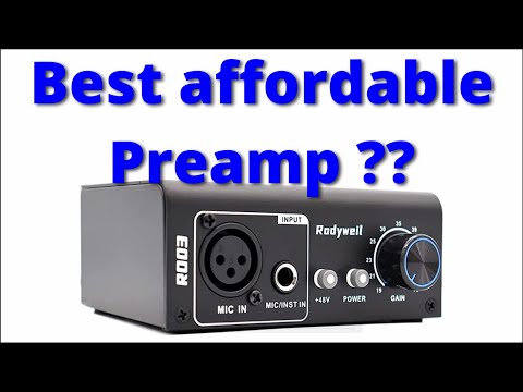 Rodyweil - Best affordable preamp ?? My first impression !!