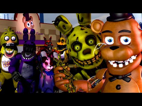 Poorly Aged FNAF Fan Models That Were FORGOTTEN - Five Nights at Freddy's Garry's Mod/SFM (PART 1)