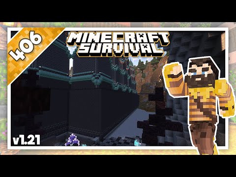 Minecraft Survival | Relaxing Builds - Cave Entrance Build (No Commentary, Lofi) | Ep.406