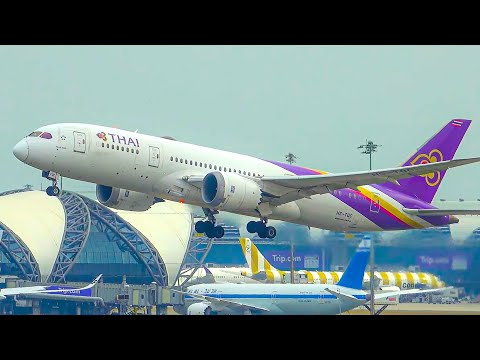 ✈️🇹🇭20 Minutes Plane Spotting at Bangkok Suvarnabhumi International Airport [BKK]