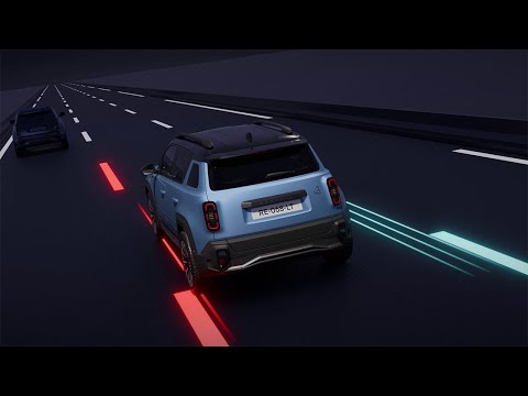 la prevenzione uscita dalla carreggiata – R4 E-Tech electric – Renault