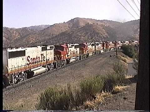 30 YEARS OF TEHACHAPI: SP and Santa Fe Era Full Movie