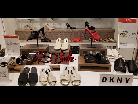 DKNY SANDALS SALE SHOP WITH ME/Walkthrough #gwendecastrousa