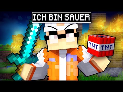 ICH BIN SAUER - Youtuber Insel Minecraft Hardcore