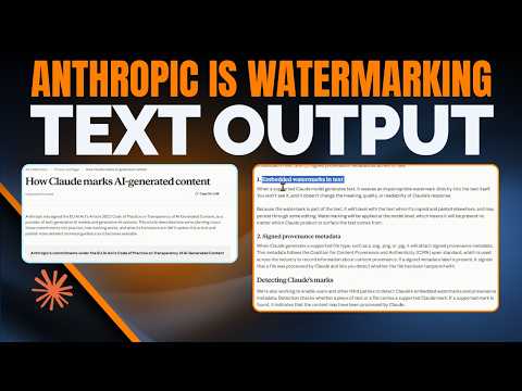 Anthropic Claude Is Watermarking Text Output
