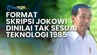 Format Skripsi Jokowi Dinilai Tak Sesuai Teknologi 1985 oleh Ahli Forensik Digital Rismon Sianipar