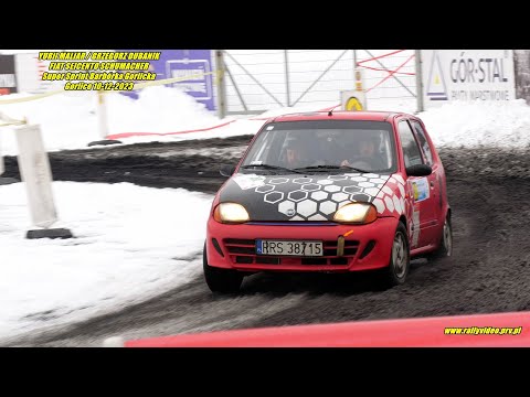 YURII MALIAR / GRZEGORZ DUBANIK - FIAT SEICENTO SCHUMACHER Super Sprint Barbórka Gorlicka 10-12-2023
