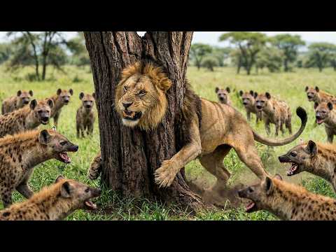 A Pack of Hyenas Cornered an Old Lion. You Won't Believe Who Came to the Rescue!
