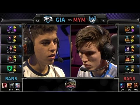 EU LCS GIA vs MYM Game 1 Highlights (EU LCS Spring 2015)