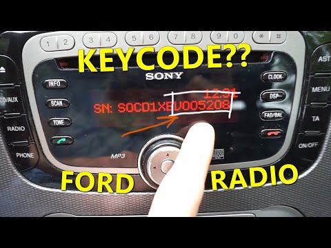 Ford Sony & 6000 CD - without removal - video thumbnail