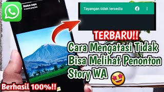 Download lagu Cara Mengatasi Tidak Bisa Melihat Penonton Story Whatsapp mp3