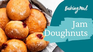 How to make jam doughnuts