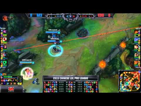 M3 vs EDG, Game 1   LPL Spring 2015 W4D1   Master 3 vs EDward Gaming VOD