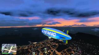 Grand Theft Auto V - Flying Zeppelin Atomic PS4
