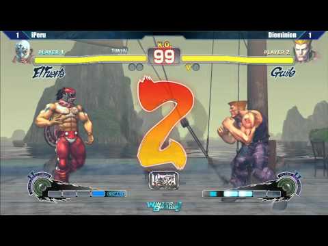 Winter Brawl 9 - USF4 - Top 32 - iPeru (El Fuerte) vs Dieminion (Guile)