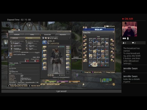 FFXIV Carpenter 45-50 + Job Quests
