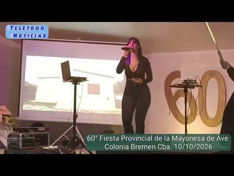 Fiesta de la Mayonesa de Ave en Colonia Bremen Cba. Paula Rumisky y Maxi Brindisi 