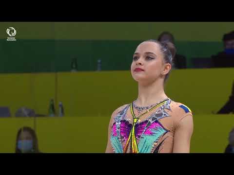 Annaliese DRAGAN (ROU) - 2020 Rhythmic Europeans, junior clubs final
