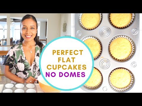 How bake lovely flat EVEN cupcakes | No Domes or Mistakes