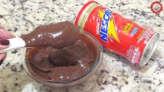 RECHEIO DE NESCAU 2 INGREDIENTES PRONTO EM MINUTOS