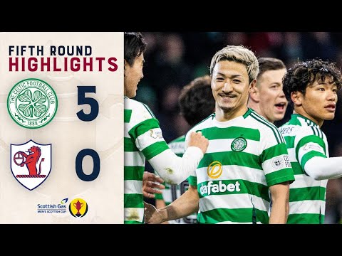 Daizen Maeda Hat-Trick! | Celtic 5-0 Raith Rovers | Scottish Gas Men's Scottish Cup Fifth Round