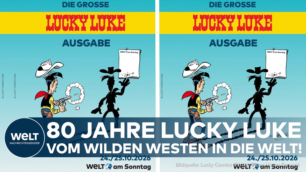 80 JAHRE LUCKY LUKE JUBILÄUM: AfD-Gag mit Rantanplan – Lucky-Luke-Autor Jul wird politisch!