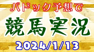 パドック予想で競馬実況.2024.1.13