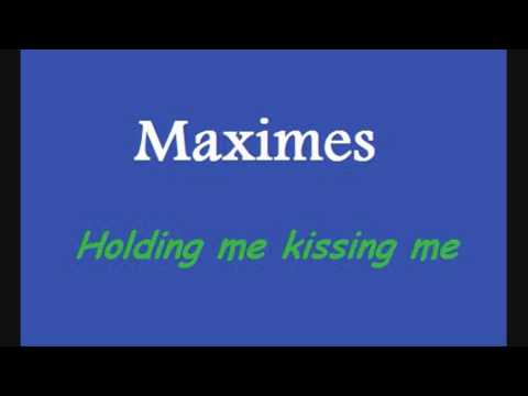 MAXIMES / WIGAN PIER- Holding me kissing me baby
