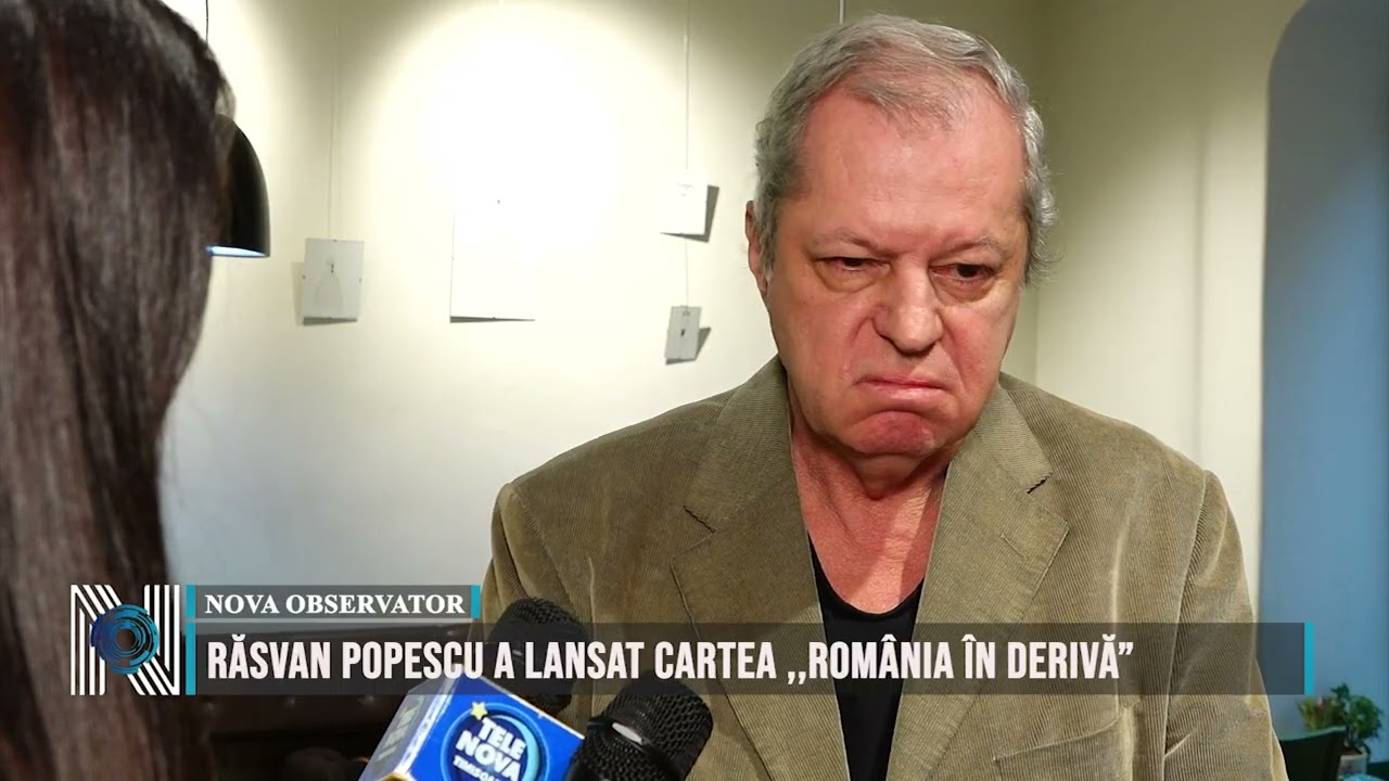 Răsvan Popescu a lansat cartea ,,România în derivă”