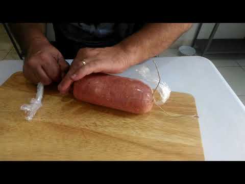 Knoblauchzwiebelmettwurst selber machen