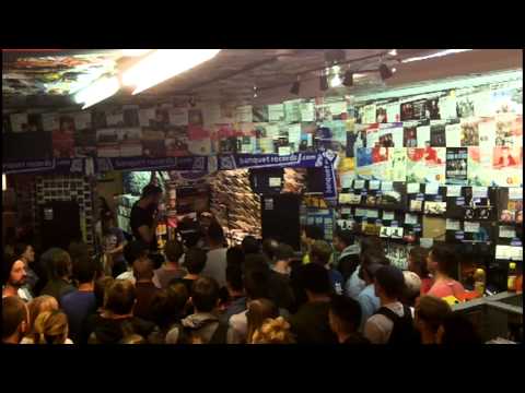 Dan Le Sac vs Scroobius Pip in-store at Banquet Records
