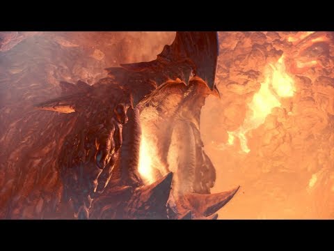 Monster Hunter World - Zorah Magdaros Boss Intro HQ