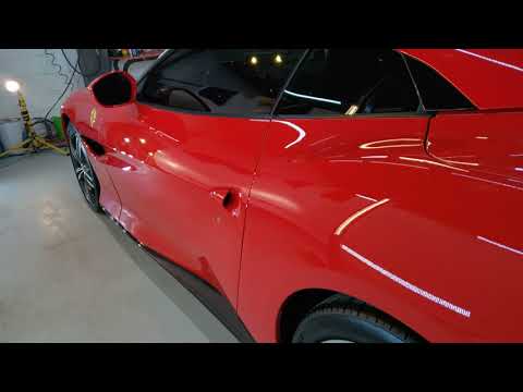 Ferrari Portofino tratamento de pintura.