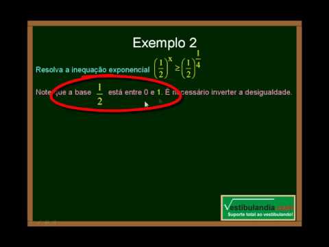 Matemática - Inequação Exponencial (Primeira Parte)