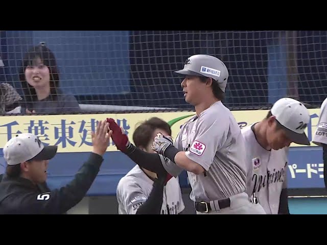 【1回裏】すぐに追いつく!! マリーンズ・藤岡裕大 ライトスタンドへの第2号ソロで同点!! 2025年5月23日 千葉ロッテマリーンズ 対 埼玉西武ライオンズ