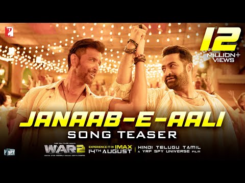 Hrithik Roshan and Jr NTR Set the Stage on Fire in War 2’s Janaab-e-Aali Teaser – Full Song Only in Theatres