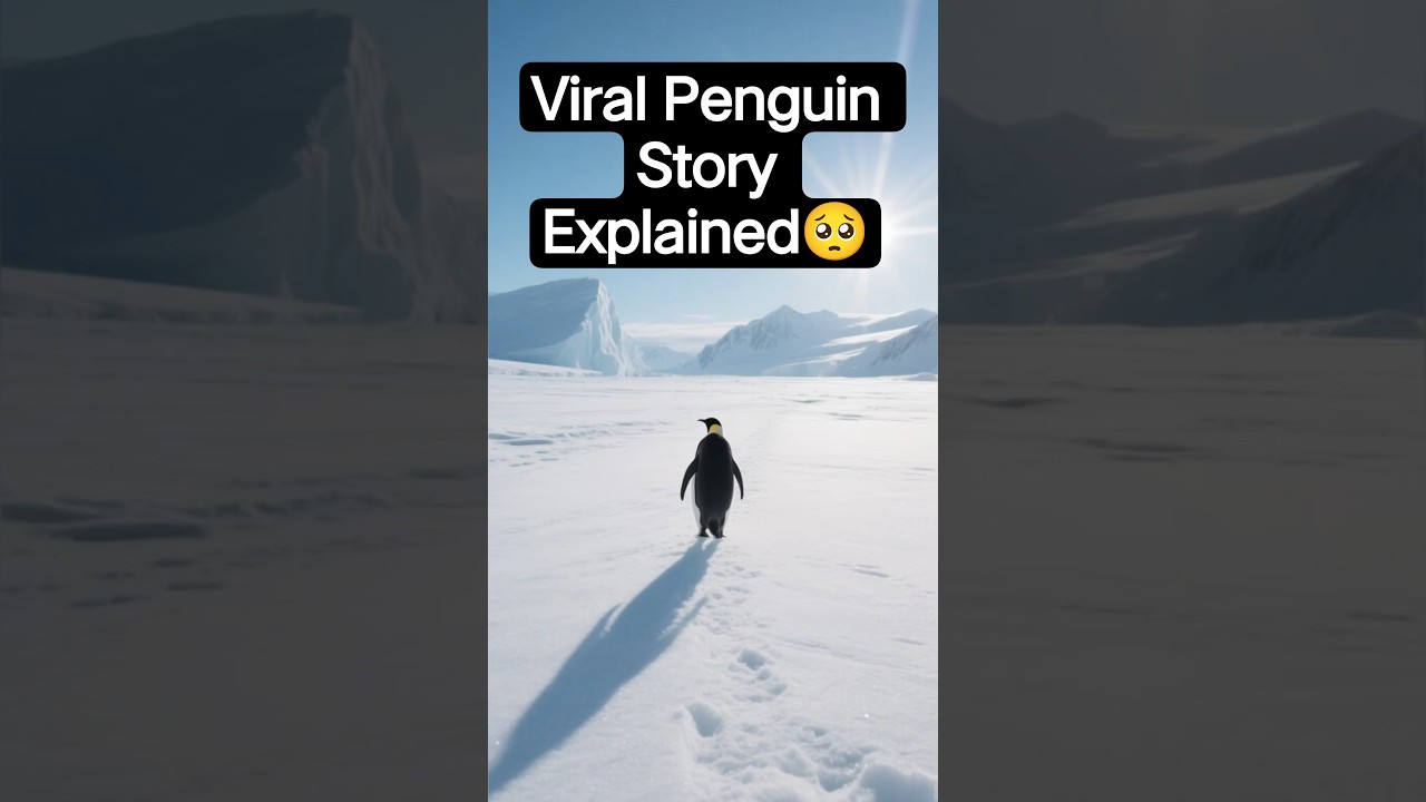 The Truth Behind the Viral Penguin 😱🐧 Nihilist Penguin #trending #viral #shorts