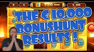 Results of the €10 000 bonushunt!