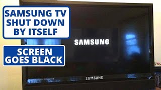 How To Fix Samsung TV Screen Goes Black || samsung tv display goes black